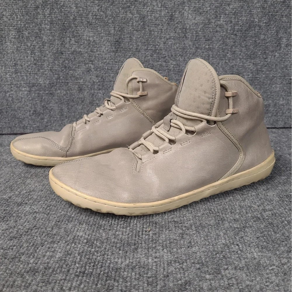 Vivobarefoot Borough Men's Light Grey  Sneaker Boot Shoes Men's Size 12 (EU 45)